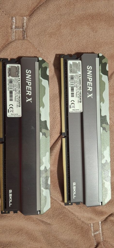 Оперативная память 16 gb × 2