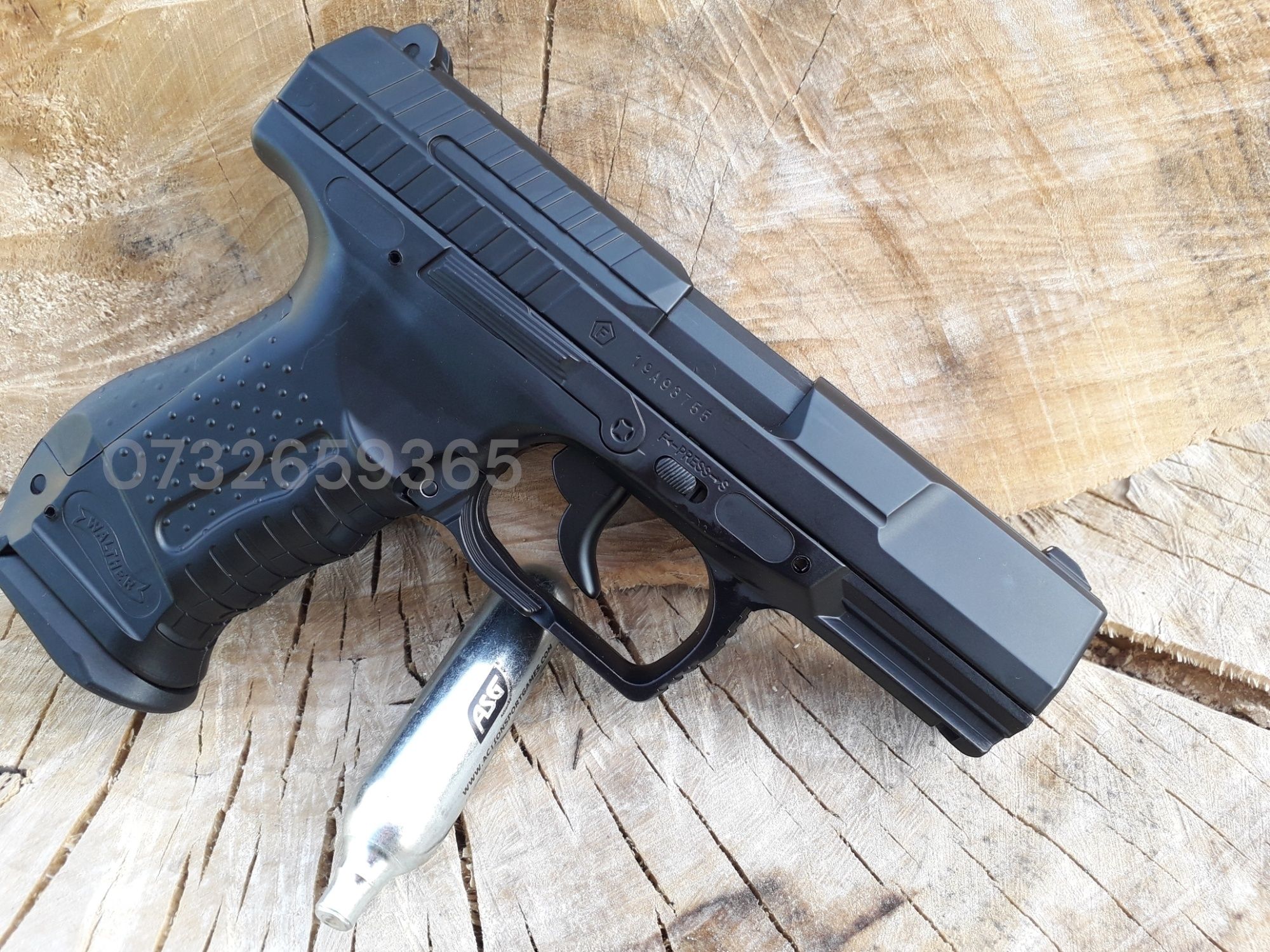 Foarte puternic 4.5j FORTA pustol airsoft Walther p99 Dao upgradat co2