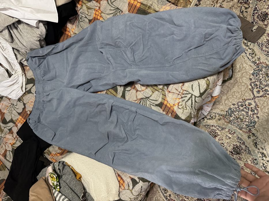 очень классные вельветовые штаны новый