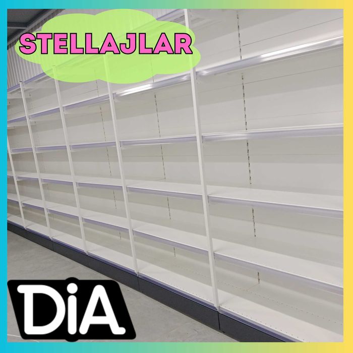 Стеллаж металлический сборный, konstruktiv metall stellajlar