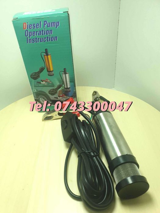 Nou Pompa 12v  Submersibila 12v 12 Lmin 38mm Mutare Combus