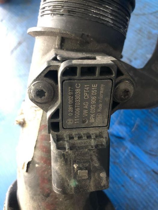 furtun intercooler cu senzor 1.6 tdi vw golf 5 6 skoda octavia 2 seat leon audi a3  cay