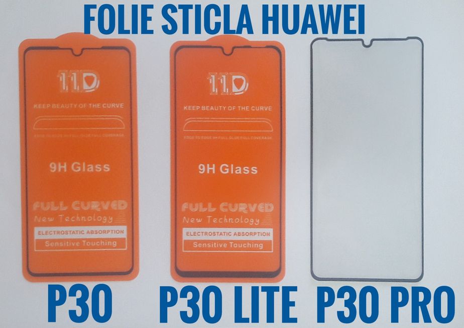 Folie sticla huawei p 10 20 lite 30 pro y7 y6 2019 y9 mate smart husa