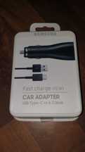 Incarcator auto+cablu USB C original Samsung 15W S8 S9 S10 Note8 9 10