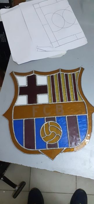 Витраж FC Barcelona