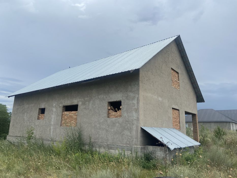 Продаётся недостроенный дом с.Байтерек