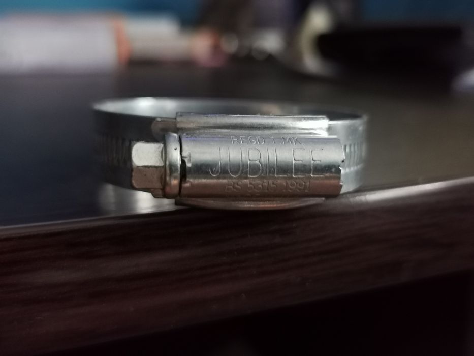 Colier de furtun din oțel moale din zinc autentic Jubilee Lot 120