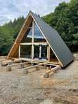 Cabane tip A din lemn