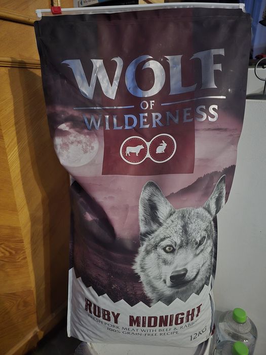 Mancare dieta caini Wolf of Wilderness, 12kg, vita si iepure, fara cer