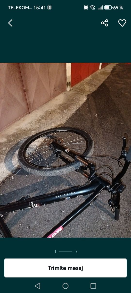 VÂND URGENT SAU SCHIMB TROTA ELECTRICA!!!bicicleta rockrider Explorer