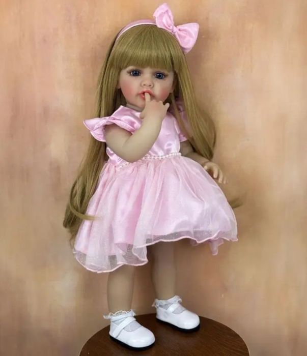 Новая Кукла реалистичная реборн большая 55-56 см