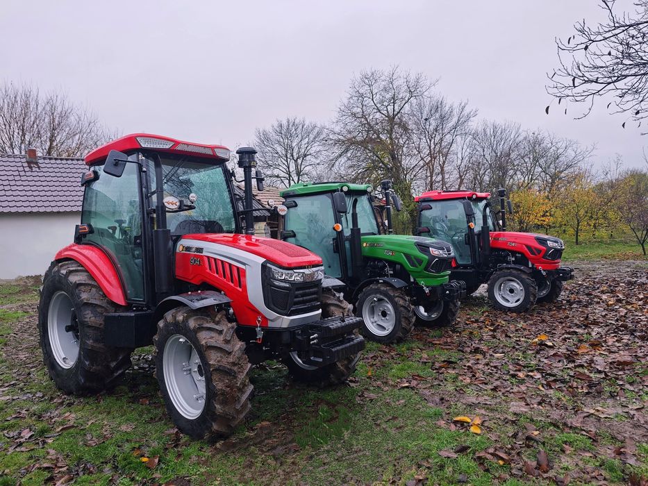 Tractor Nou 70 CP 90 CP 4WD 4x4 - Cabina cu AC si Incalzire NOI 2025