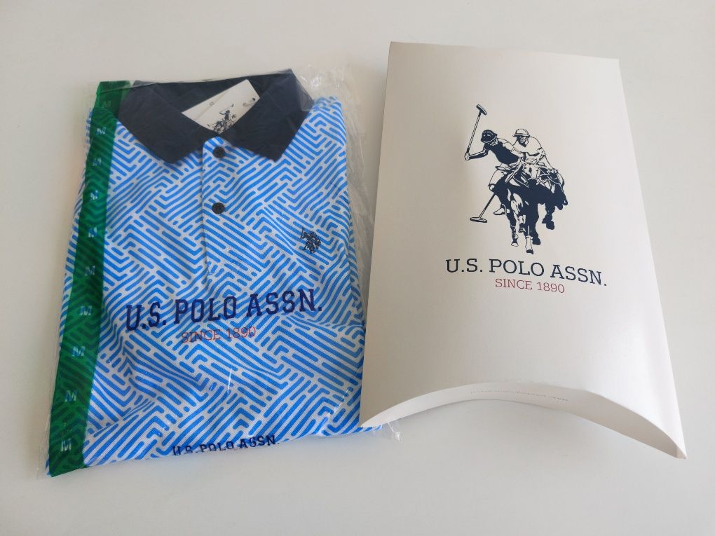 U.S. Polo Assn.L,XL.Оригинални мъжки тениски