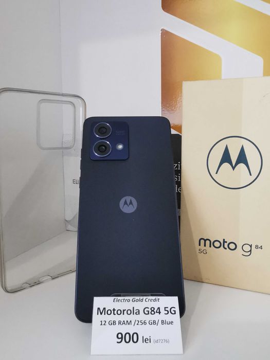 Motorola G84 5G 12GB RAM/256GB/Midnight Blue/ca nou! ID7276