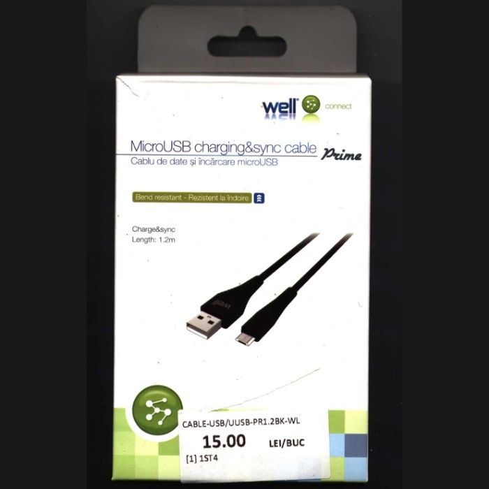 Cablu micro USB USB telefon tableta Samsung Huawei Lenovo LG Sony HTC