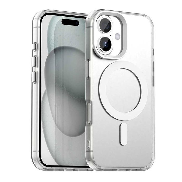 Techsuit candycase magsafe кейс за iphone 17 – white