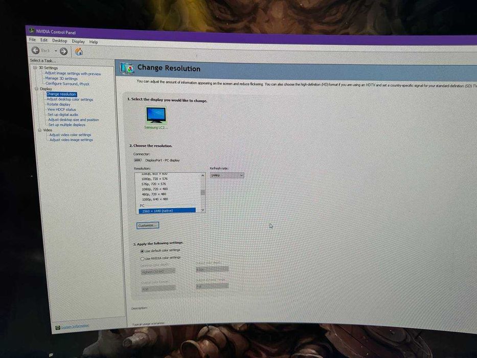 Monitor LED Samsung Gaming Odyssey G7