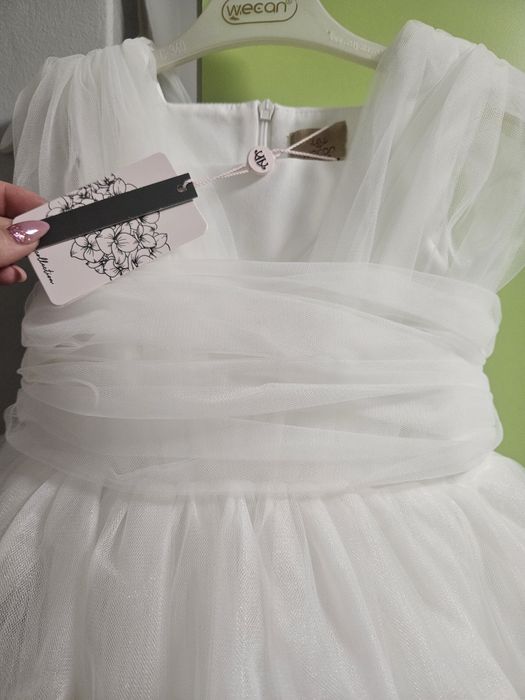 Нова официална детска детска рокля размер 5-6 години