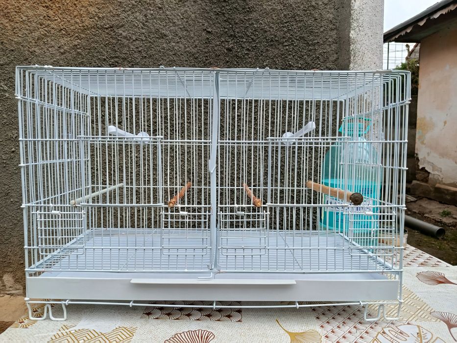 Colivie canari pentru reproducere cu separator dublă