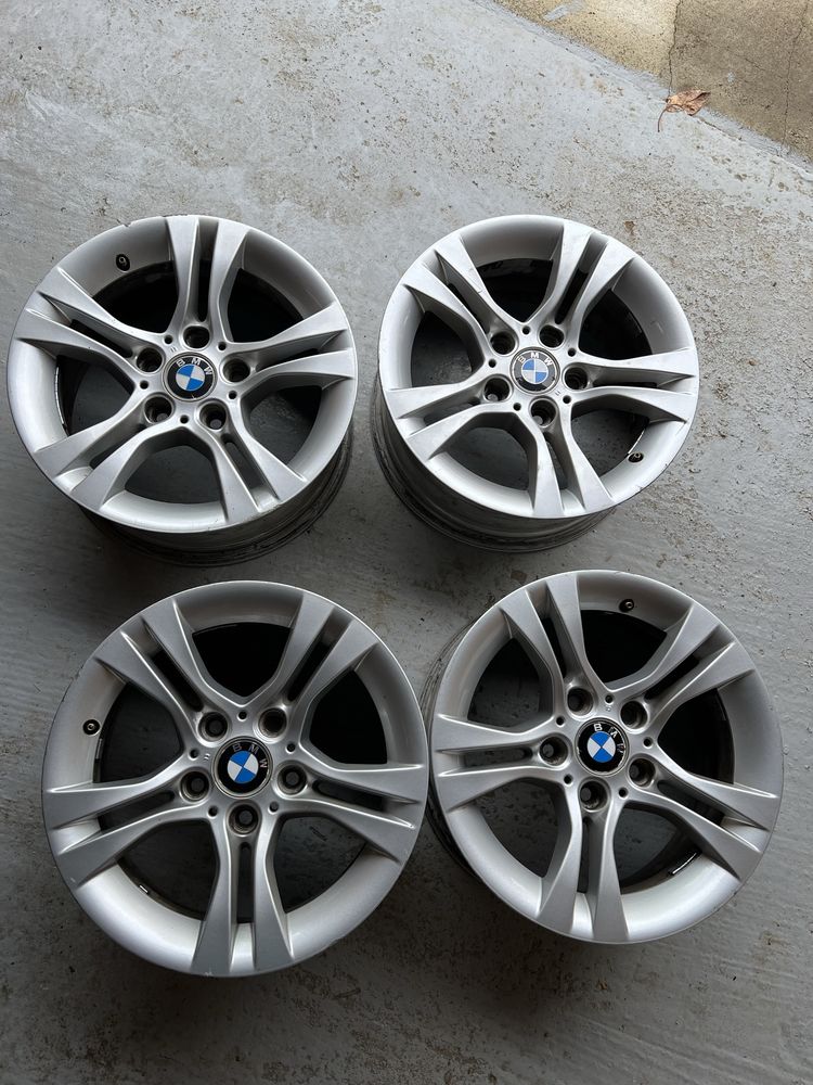 Jante r16 aliaj originale bmw + cauciucuri de vara Michelin ramflat