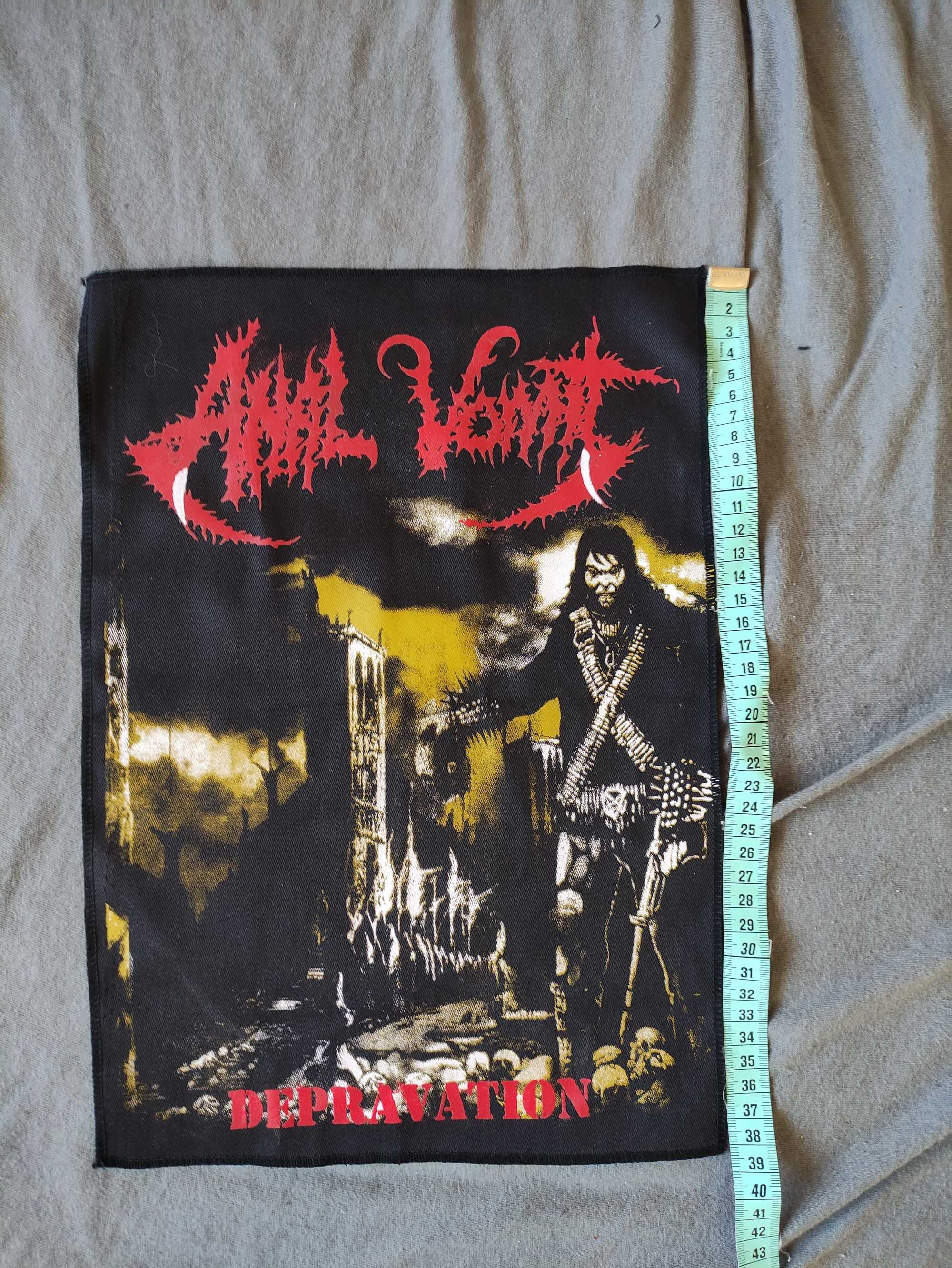 Нашивка гръб на Anal vomit peru black metal thrash death метъл