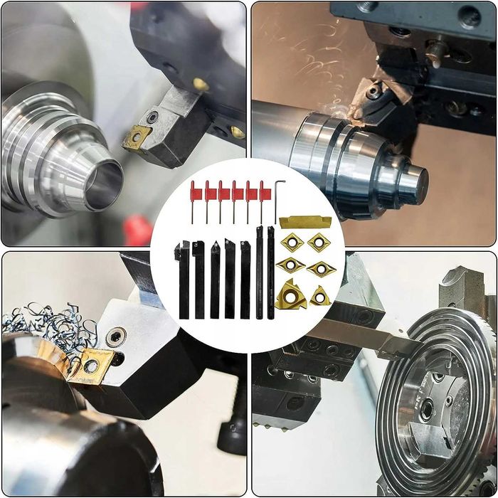 Set cutite strung cu placa inlocuibila dalti strunjire 8x8mm  (S12018)