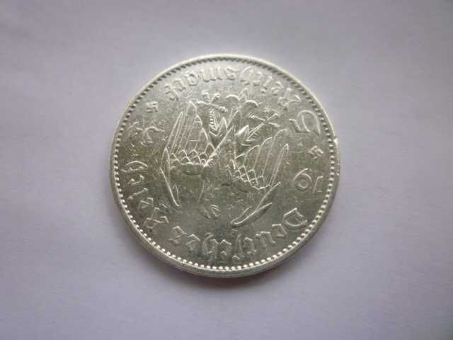 5 райхс марки 1934 година