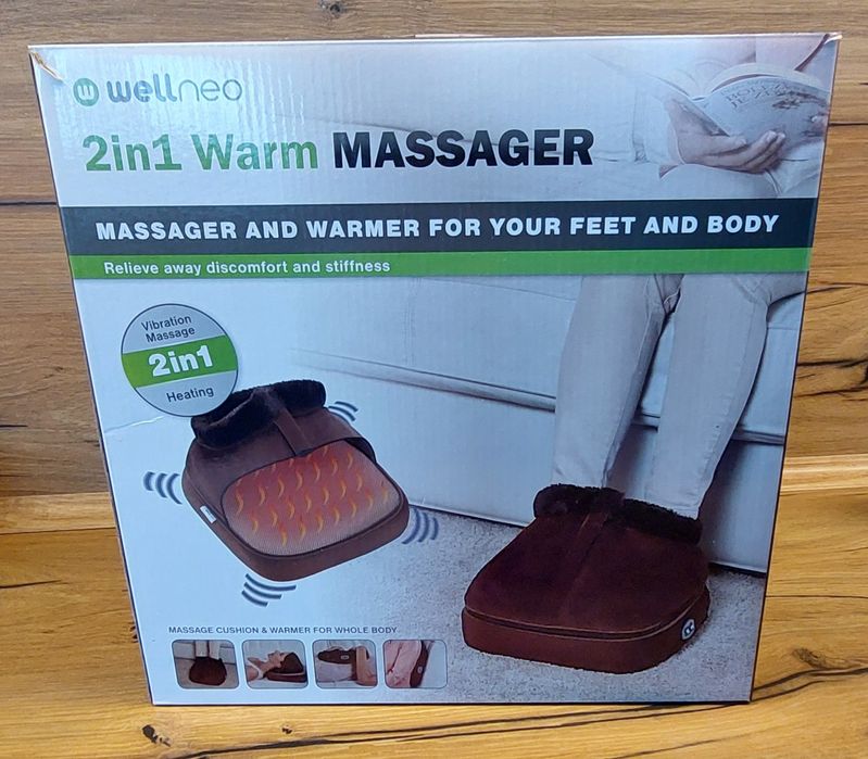 Велнео топлещ масажор за крака и тяло WELLNEO warm massager feet/body