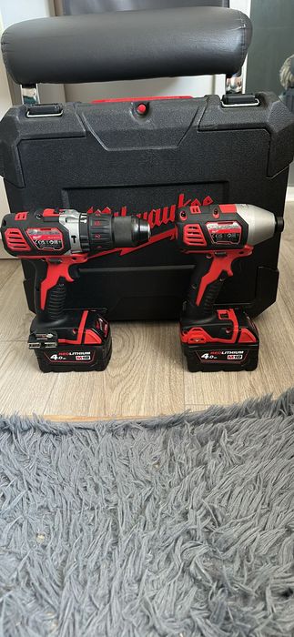 Set filetante Milwaukee 18v / fabricație 2024 ,2bat 4ah/încărc/ valiză