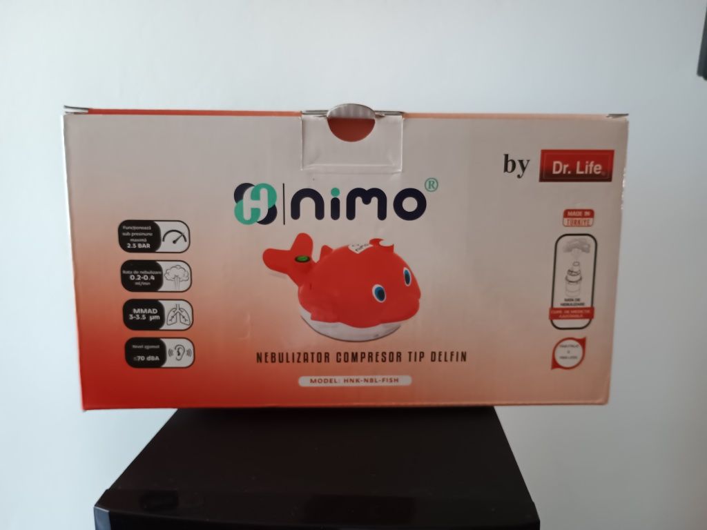 Nebulizator compresor tip delfin,aparat aerosol