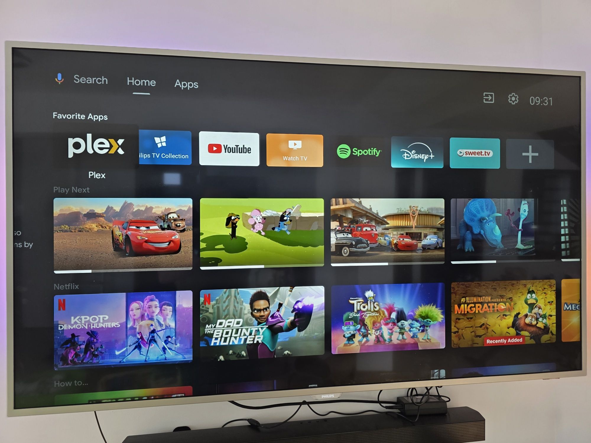 Televizor Philips 4K 138 smart Android
