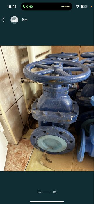 Robineti cu sertar Pana DN 125 PN 16
