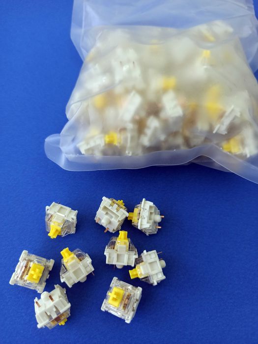 Линейни суичове Gateron Yellow G Pro 3.0 - 100 бр. с Кrytox 205g0