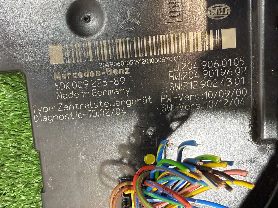 TABLOU PANOU SIGURANTE MERCEDES BENZ C250 C204 W204 CDI 2.2 DIESEL 2012 COD OEM 5DK00922589 A2075402750 2008-2014