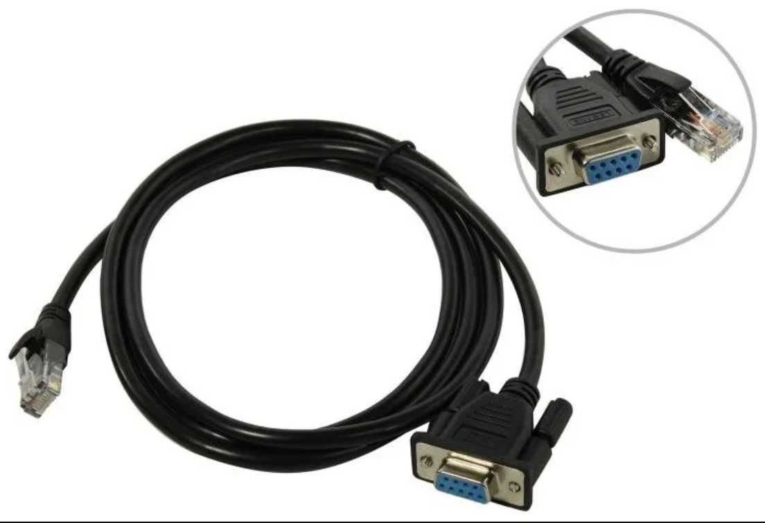 Продам Консольный кабель с RJ45(m) на COM(m) RS232