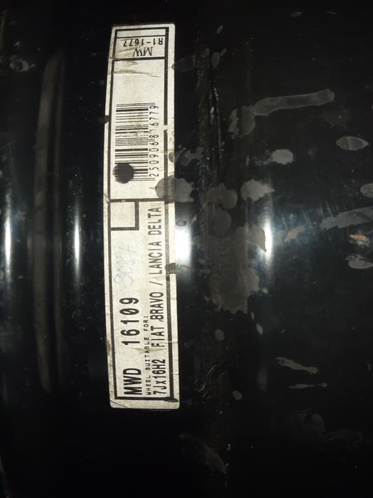 Set jante otel R16 Fiat Lancia 7j×16 h2 et 31  4×100