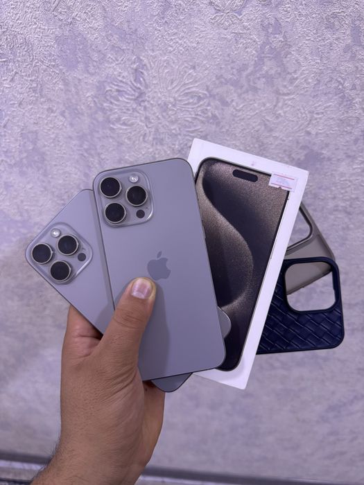 IPhone 15 Pro Max 256GB  Srochno Ideal 87/88%  2 ta Titan