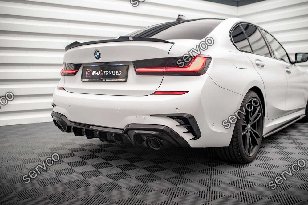 Difuzor bara spate Bmw Seria 3 G20 G21 M-Pachet 2018-2022 v8 - Maxton
