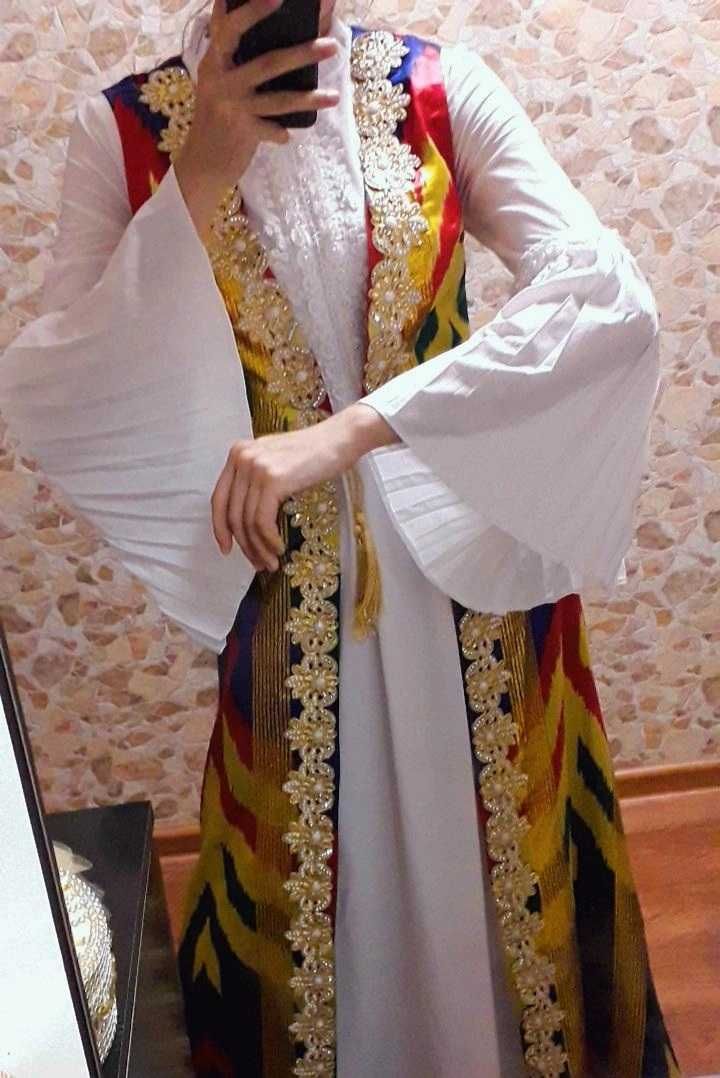 Milliy ko'ylak va atlas nimcha sotiladi!