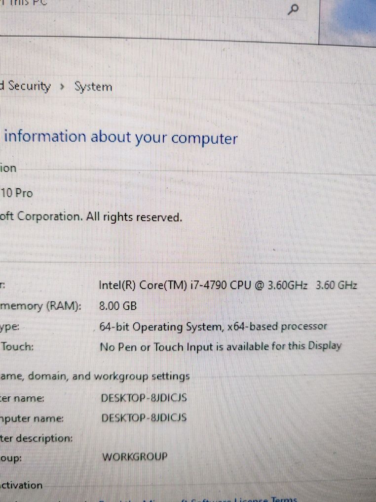Vand Pc i7 4790 ,
