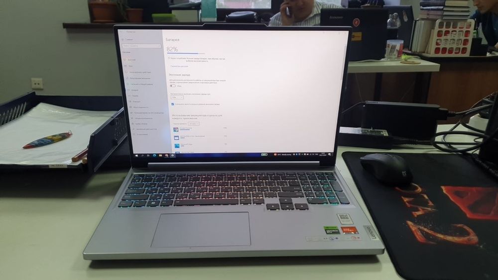 Игровой ноутбук Legion 5 16aph8 16/1024gb rtx4060/8gb ryzen 5 7640hs