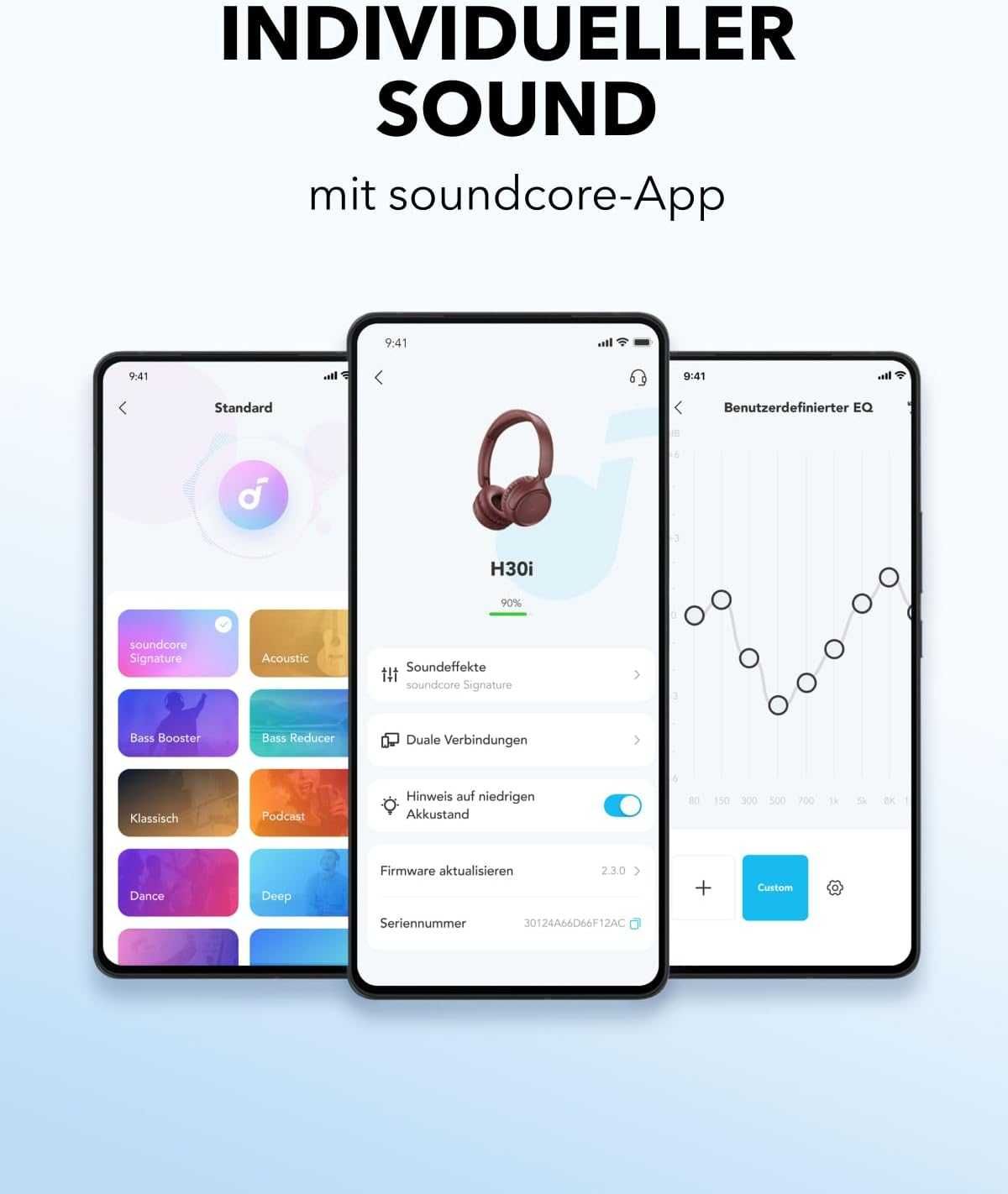 Нови 2г Гаранция Bluetooth  Безжични Слушалки Anker SoundCore H30i