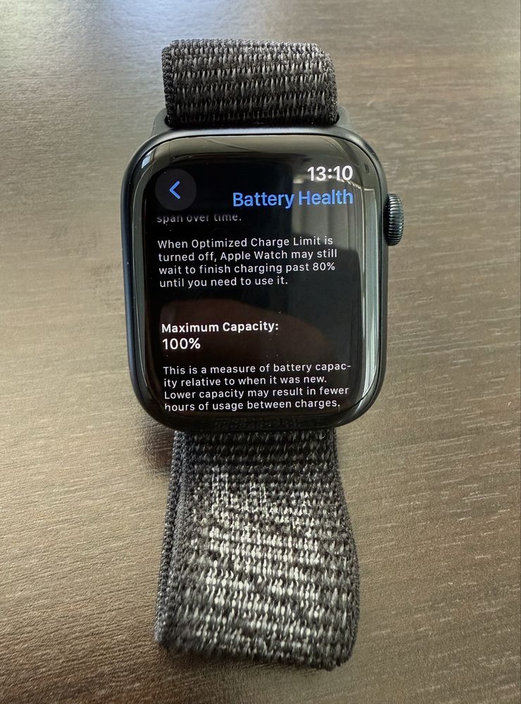 Смарт часовник Apple Watch 9, 45 мм, Midnight Aluminium Case
