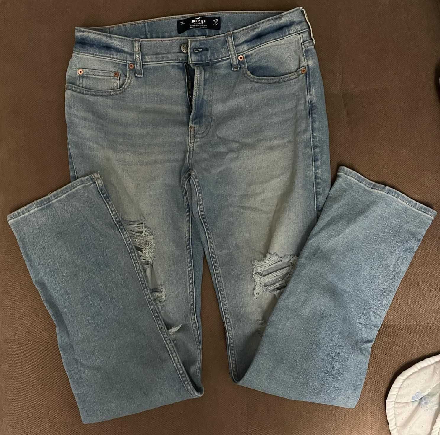 3 чифта мъжки дънки HOLLISTER и SMOG