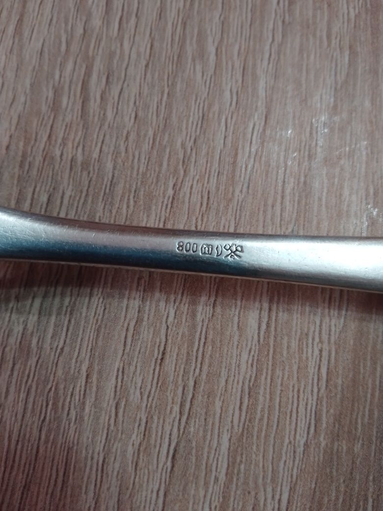Cuțit+ furculița argint masiv germania(lama zwiling)