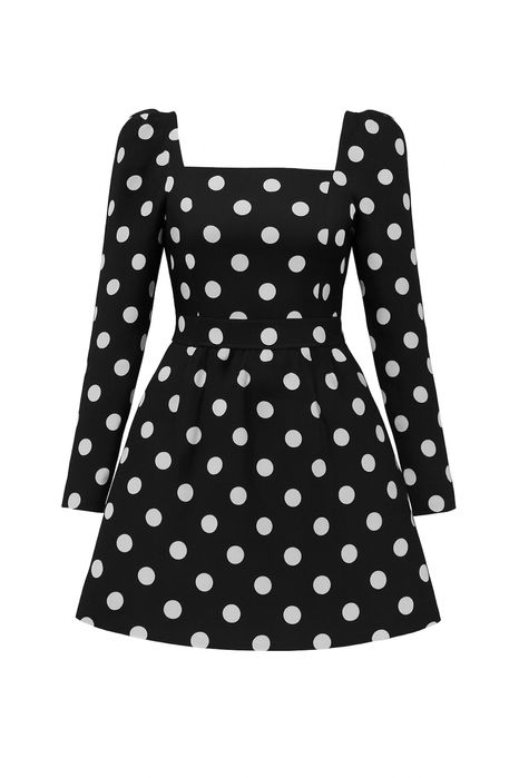 Срочно продам красивое платье горошек