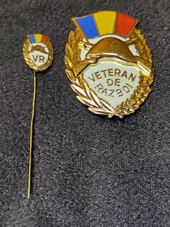 Set 2 insigne "Veteran de razboi"