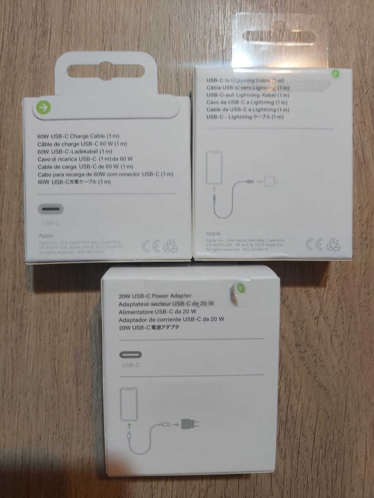 Incarcator si cablu type-C Iphone 20w original super fast charge