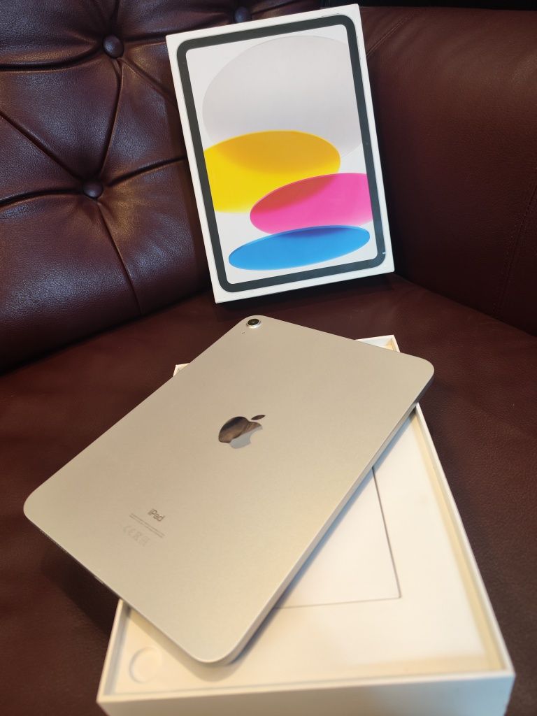 Ipad 10 silver, 256 gb , full box, baterie 100%
