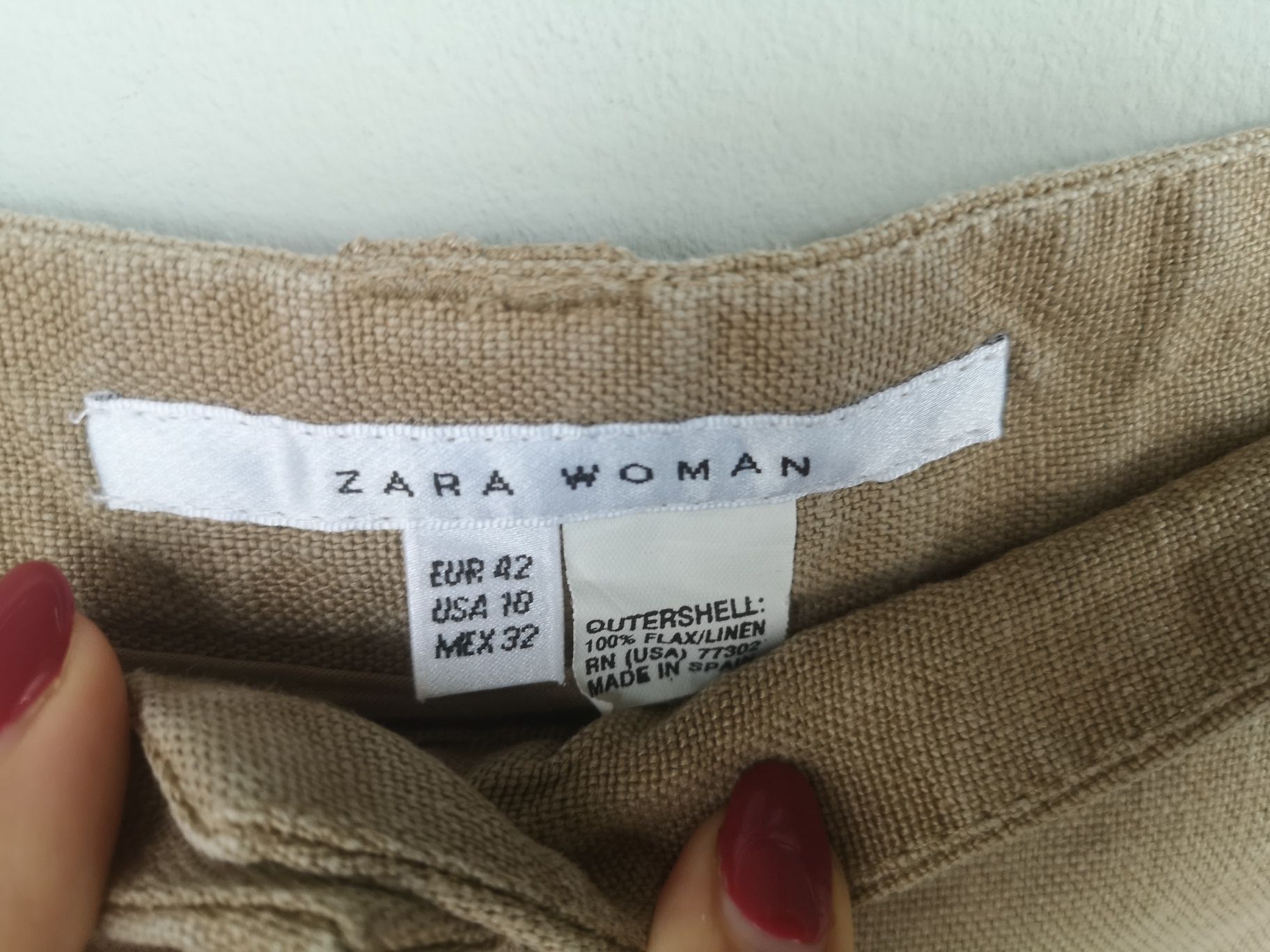 Zara, ленена пола, размер L